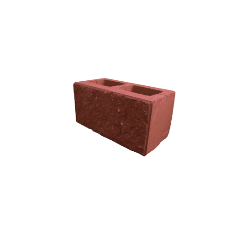 Блок ДЕМЛЕР М100 декоративный стеновой красный