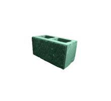 Блок ДЕМЛЕР М100 декоративный двухсторонний зеленый