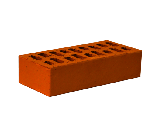 Кирпич керамический рядовой пустотелый одинарный 250х120х65 М125
