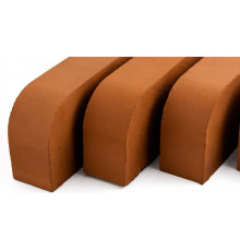 Кирпич керамический рядовой полнотелый профильный М200