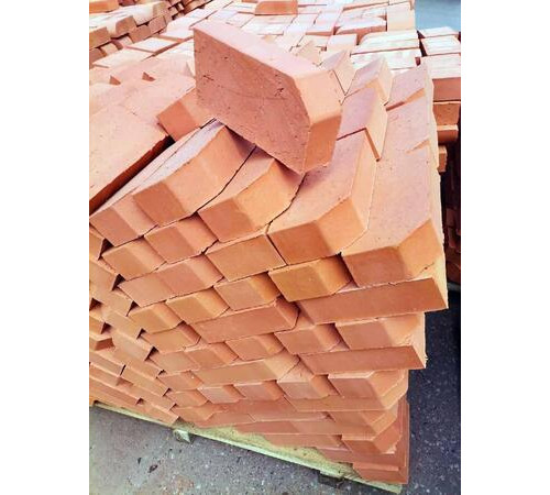 Кирпич керамический рядовой полнотелый профильный Угловой М250