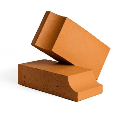 Кирпич керамический рядовой полнотелый профильный Карниз М200