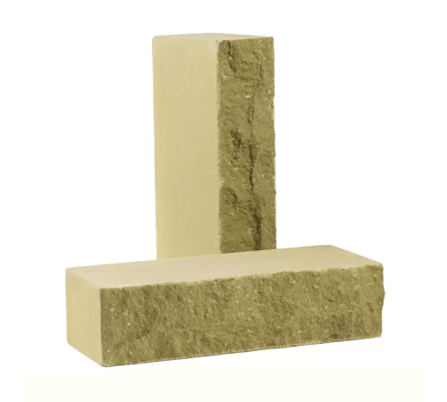 Кирпич облицовочный полнотелый колотый «Дикий камень» (КСЛА2)