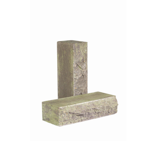 Кирпич облицовочный полнотелый колотый «Дикий камень» (КСЛА67)