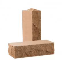 Кирпич облицовочный полнотелый тычковый «Дикий камень» (КСЛБ3)