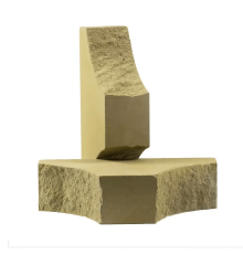 Кирпич Лицевой,Фасонный с двумя вогнутыми углами (КСЛТ-2ВУ2)