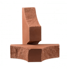Кирпич Лицевой,Фасонный с двумя вогнутыми углами (КСЛТ-2ВУ4)