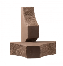 Кирпич Лицевой,Фасонный с двумя вогнутыми углами (КСЛТ-2ВУ5)