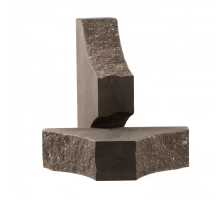 Кирпич Лицевой,Фасонный с двумя вогнутыми углами (КСЛТ-2ВУ6)