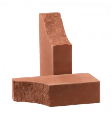 Кирпич Лицевой,Фасонный с одним вогнутым углом (КСЛТ-ВУ4)
