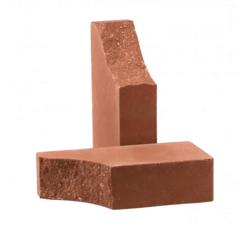 Кирпич Лицевой,Фасонный с одним вогнутым углом (КСЛТ-ВУ4)