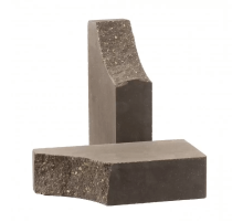 Кирпич Лицевой,Фасонный с одним вогнутым углом (КСЛТ-ВУ6)