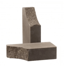 Кирпич Лицевой,Фасонный с одним вогнутым углом (КСЛТ-ВУ6)