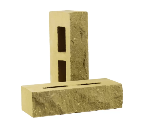 Кирпич облицовочный пустотелый колотый «Дикий камень» (КСПА2)