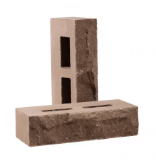 Кирпич облицовочный пустотелый колотый «Дикий камень» (КСПА5)