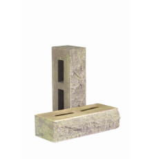 Кирпич облицовочный пустотелый колотый «Дикий камень» (КСПА67)