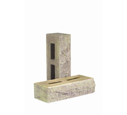 Кирпич облицовочный пустотелый колотый «Дикий камень» (КСПА67)