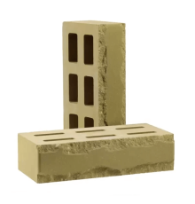 Кирпич облицовочный пустотелый фактурный «Зигзаг» (КСПД2-Ф)