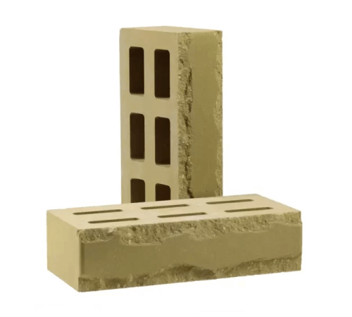 Кирпич облицовочный пустотелый фактурный «Зигзаг» (КСПД2-Ф)