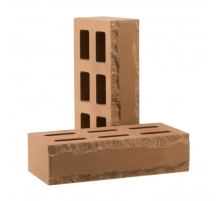 Кирпич облицовочный пустотелый фактурный «Зигзаг» (КСПД3-Ф)