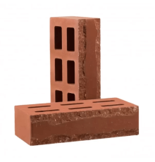 Кирпич облицовочный пустотелый фактурный «Зигзаг» (КСПД4-Ф)