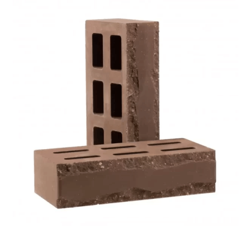 Кирпич облицовочный пустотелый фактурный «Зигзаг» (КСПД5-Ф)