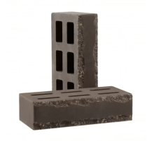 Кирпич облицовочный пустотелый фактурный «Зигзаг» (КСПД6-Ф)