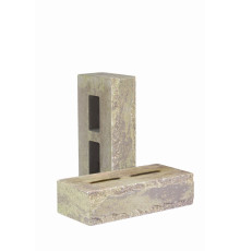 Блок-кирпич облицовочный пустотелый фактурный «Зигзаг» (КСПД67-Ф)