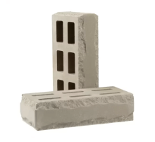 Кирпич облицовочный пустотелый фактурный «Зигзаг» тычковый (КСПЕ1-Ф)