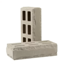 Кирпич облицовочный пустотелый фактурный «Зигзаг» тычковый (КСПЕ1-Ф)