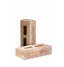 Блок-Кирпич облицовочный пустотелый фактурный «Зигзаг» тычковый (КСПЕ15-Ф)