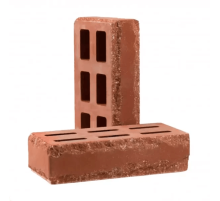 Кирпич облицовочный пустотелый фактурный «Зигзаг» тычковый (КСПЕ4-Ф)