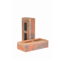 Блок-кирпич облицовочный пустотелый фактурный «Зигзаг» тычковый (КСПE46-Ф)