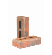 Блок-кирпич облицовочный пустотелый фактурный «Зигзаг» тычковый (КСПE46-Ф)