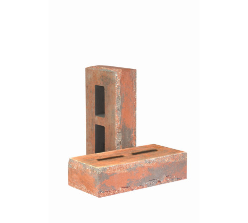 Блок-кирпич облицовочный пустотелый фактурный «Зигзаг» тычковый (КСПE46-Ф)