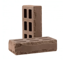 Кирпич облицовочный пустотелый фактурный «Зигзаг» тычковый (КСПЕ5-Ф)