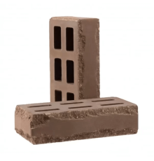 Кирпич облицовочный пустотелый фактурный «Зигзаг» тычковый (КСПЕ5-Ф)