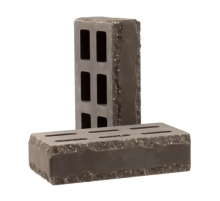 Кирпич облицовочный пустотелый фактурный «Зигзаг» тычковый (КСПЕ6-Ф)