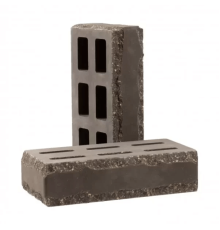 Кирпич облицовочный пустотелый фактурный «Зигзаг» тычковый (КСПЕ6-Ф)