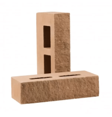 Кирпич облицовочный, пустотелый фактурный «Гранит» (КСПФ-М3)