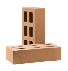 Кирпич облицовочный пустотелый гладкий (КСПГ3-Ф)