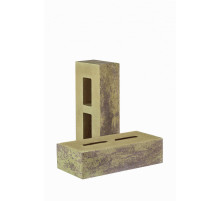 Блок-Кирпич облицовочный пустотелый гладкий цветной (КСПГ67)