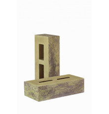 Блок-Кирпич облицовочный пустотелый гладкий цветной (КСПГ67)