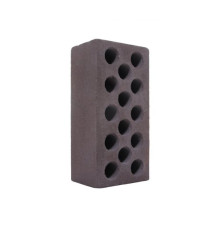 Кирпич силикатный утолщенный (полуторный) лицевой пустотелый (СУЛПу) коричневый М100