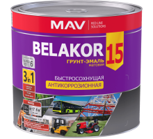 Грунт-эмаль Belakor 15 прямо по ржавчине 3 в 1 быстросохнущая