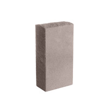 Кирпич силикатный одинарный лицевой полнотелый колотый угловой гидрофобизированный (СОЛПоКГ) коричневый