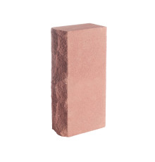 Кирпич силикатный одинарный лицевой полнотелый рустированный гидрофобизированный (СОЛПоРуГ) красный