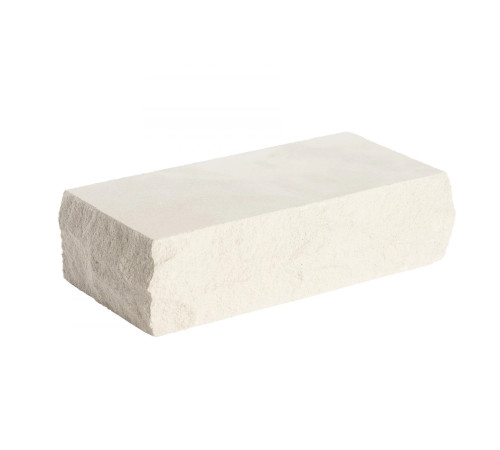 Кирпич силикатный одинарный лицевой полнотелый рустированный угловой гидрофобизированный (СОЛПоРуГ)