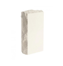 Кирпич силикатный одинарный лицевой полнотелый рустированный угловой гидрофобизированный (СОЛПоРуГ)