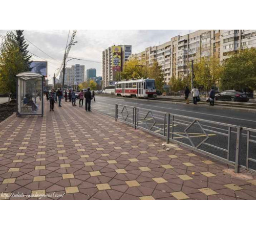 Тротуарная плитка Пятиугольник